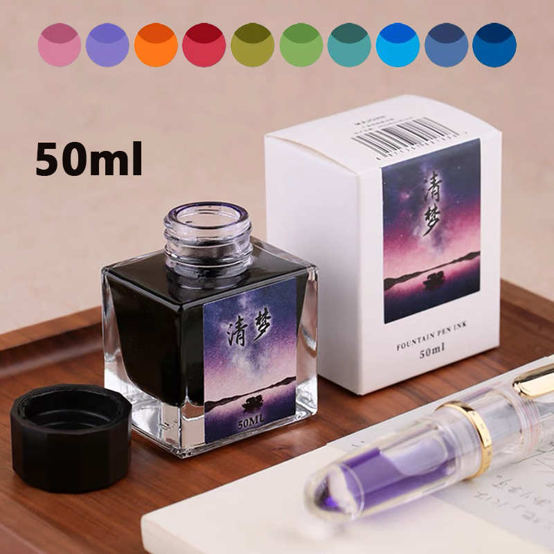 Calligraphy Ink Bottle - MAJOHN 50ml Fountain Pen Ink Various