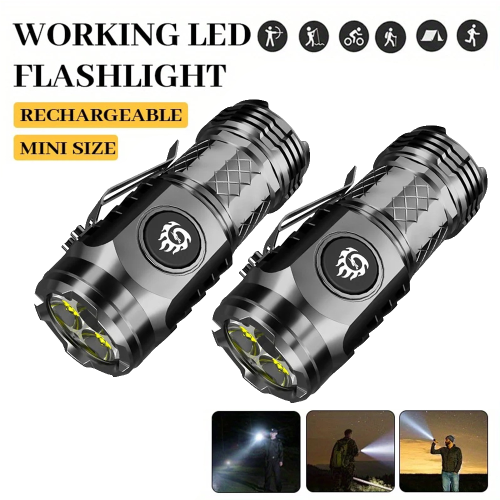 Stationery Supply - High Strong Power LED Flashlight Built-in