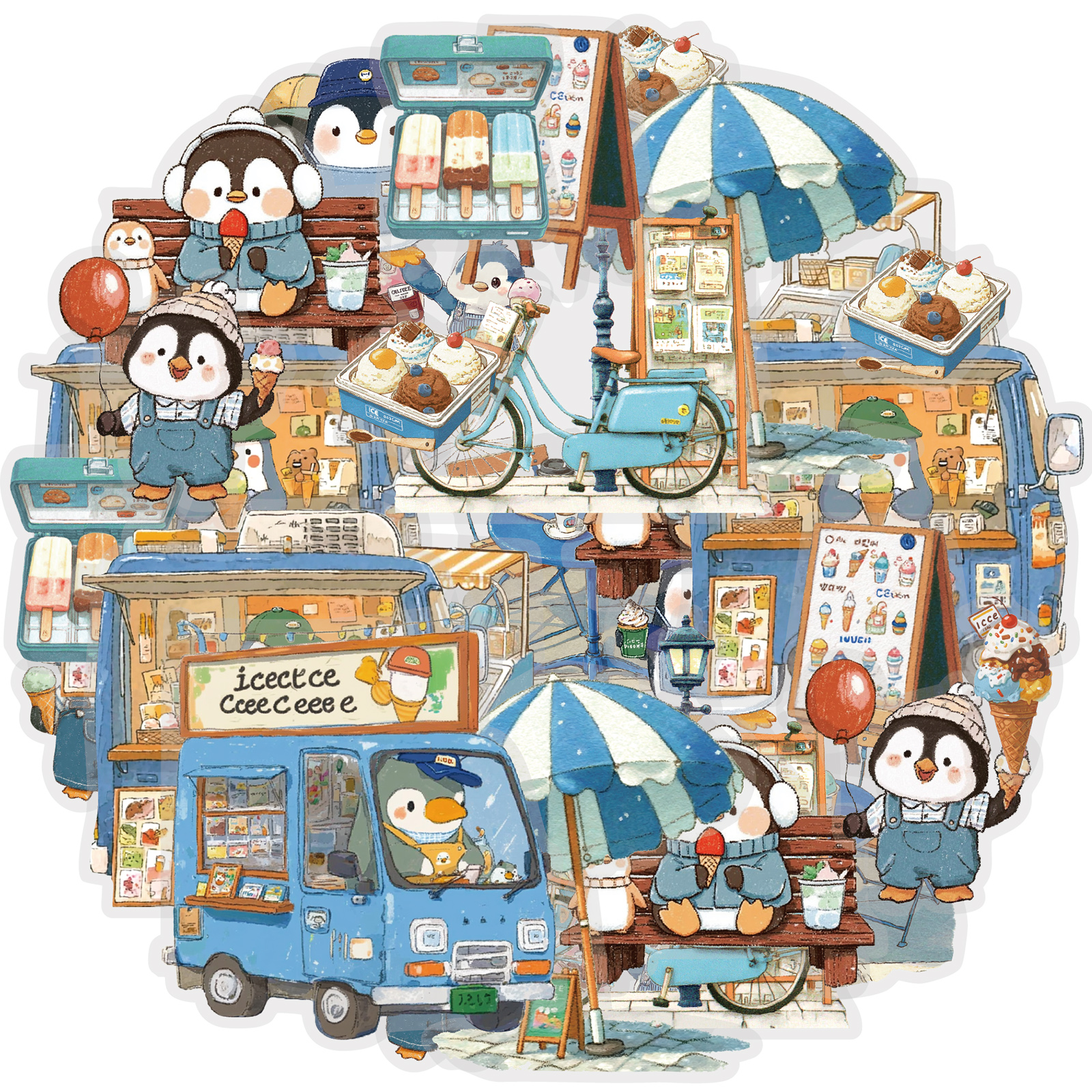 Stationery And Office Supply Stores - Etori Life 15Pcs Cute Penguin and