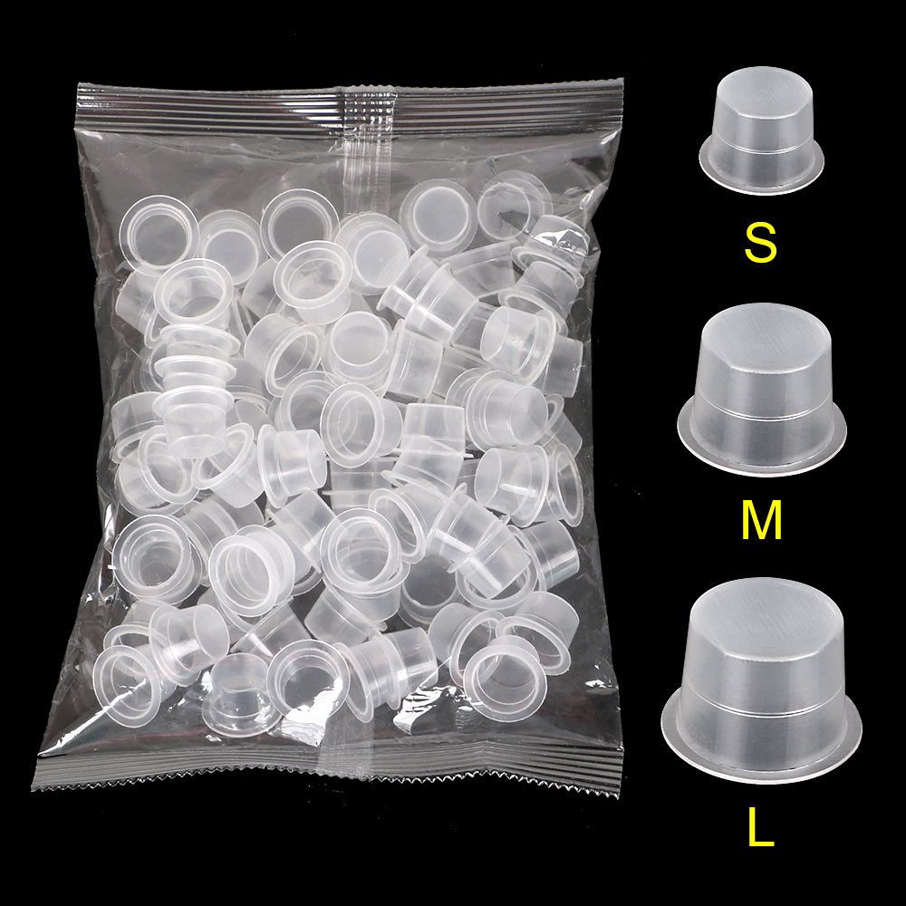 100pcs Tattoo Large Medium Sma - Calligraphy Ink Bottle บทวิจารณ์และราคา