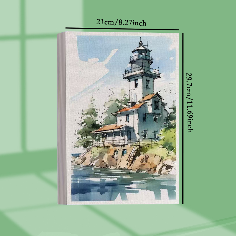 A4 Watercolor Paper 20/50Pcs W - Cardstock Paper Pack บทวิจารณ์และราคา