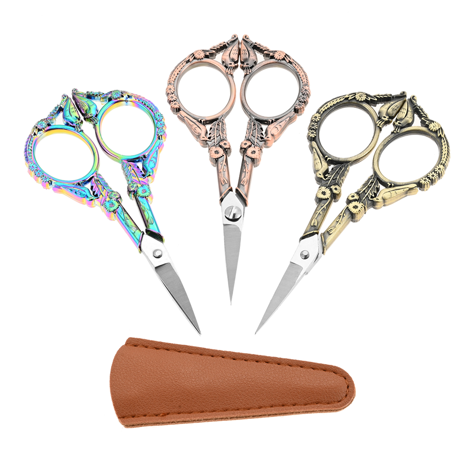 Retro Embroidery Scissors with - Scissors Stainless Craft บทวิจารณ์และราคา