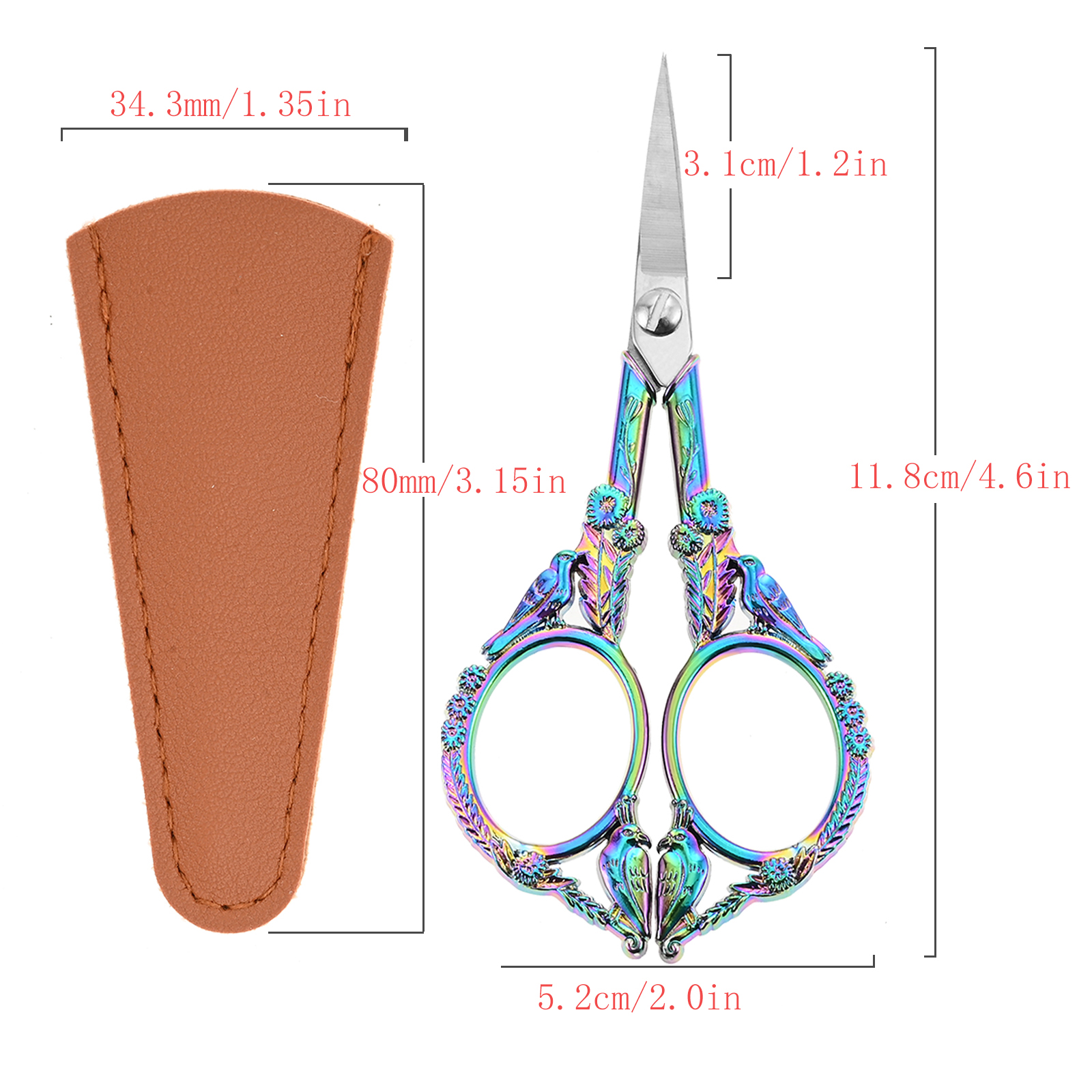 Retro Embroidery Scissors with - Scissors Stainless Craft บทวิจารณ์และราคา