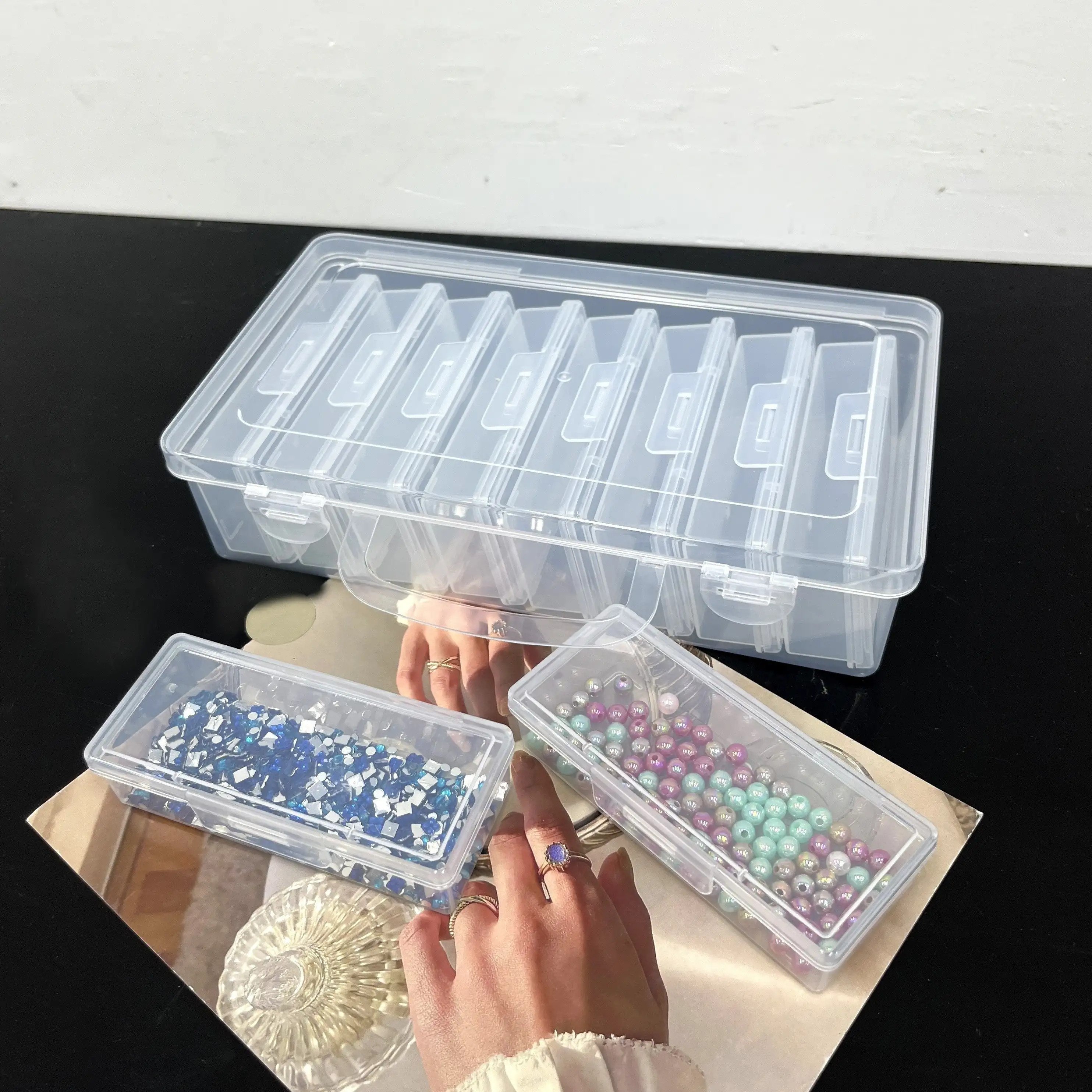 Transparent Plastic Storage Bo - Stationery Office And School Supply Stores บทวิจารณ์และราคา