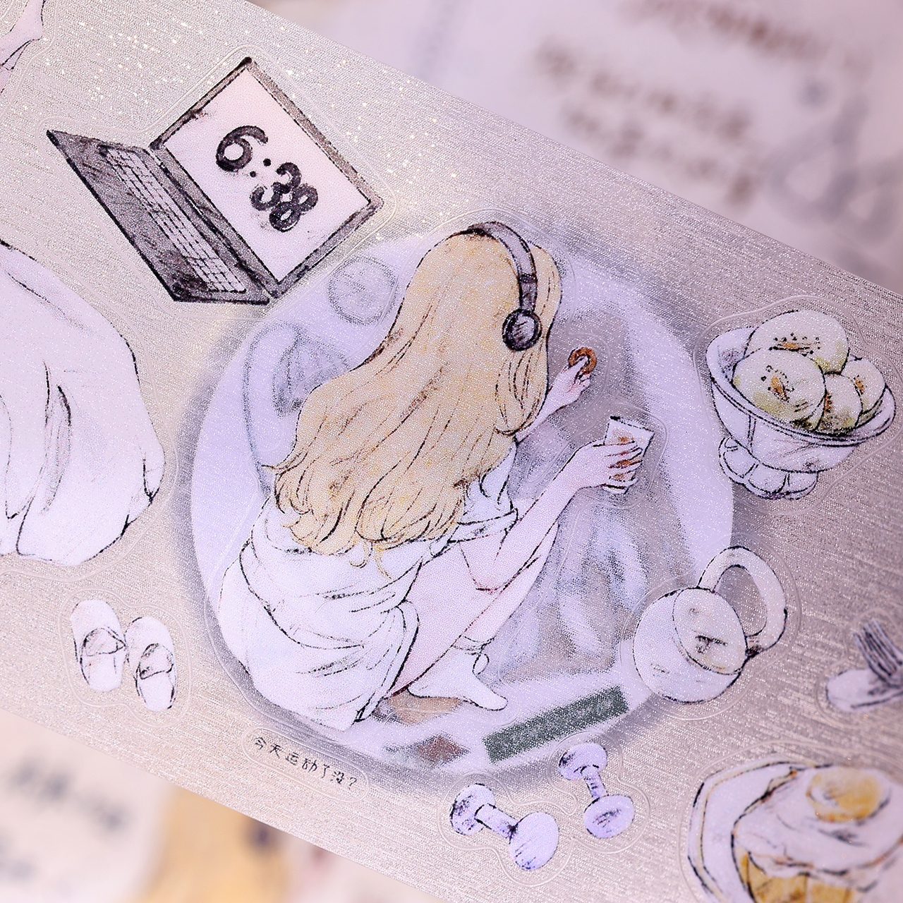 XiaoBaiJia Studio Vintage Girl - Washi Tape Set บทวิจารณ์และราคา