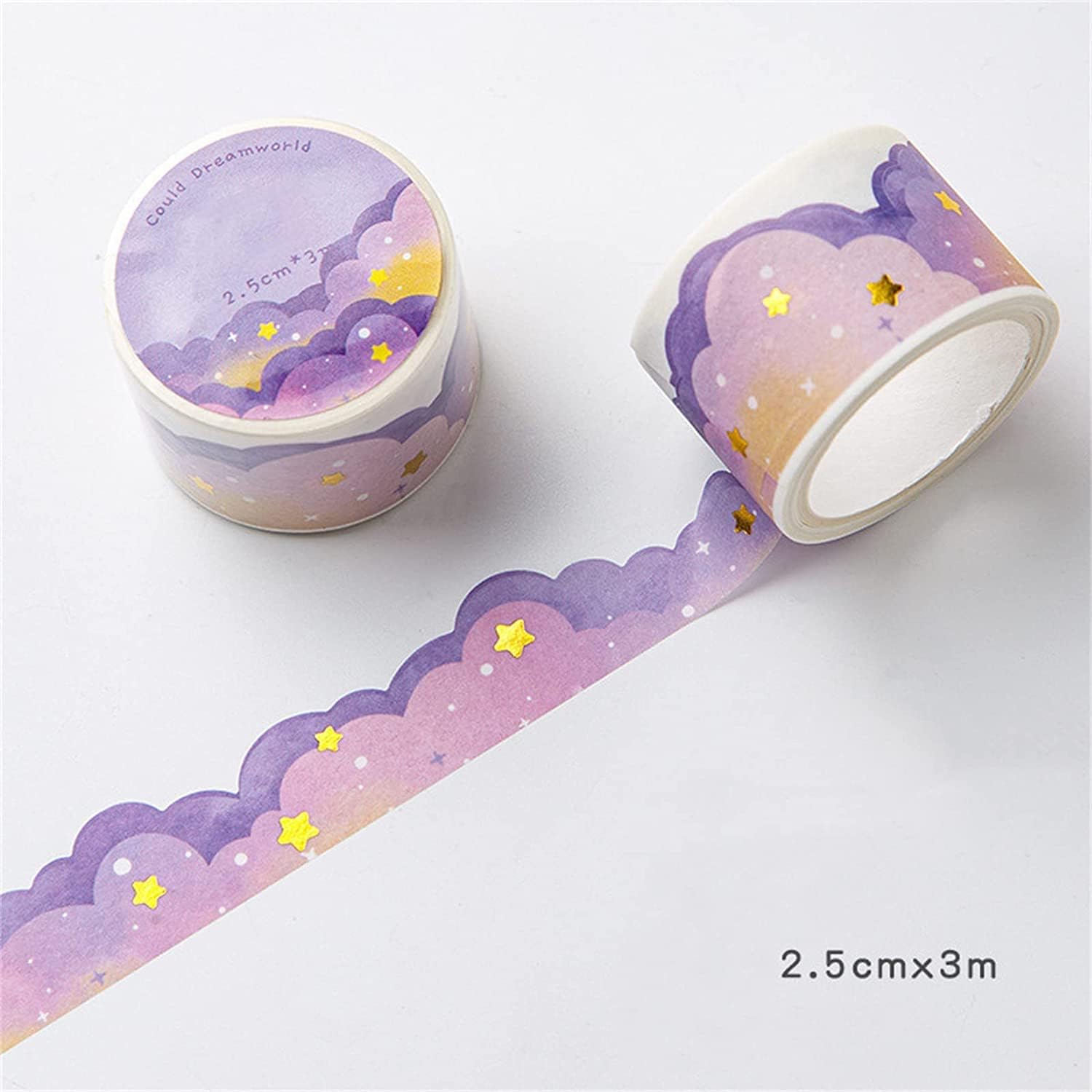 8 Rolls Color Cloud Washi Tape - Washi Tape Set บทวิจารณ์และราคา