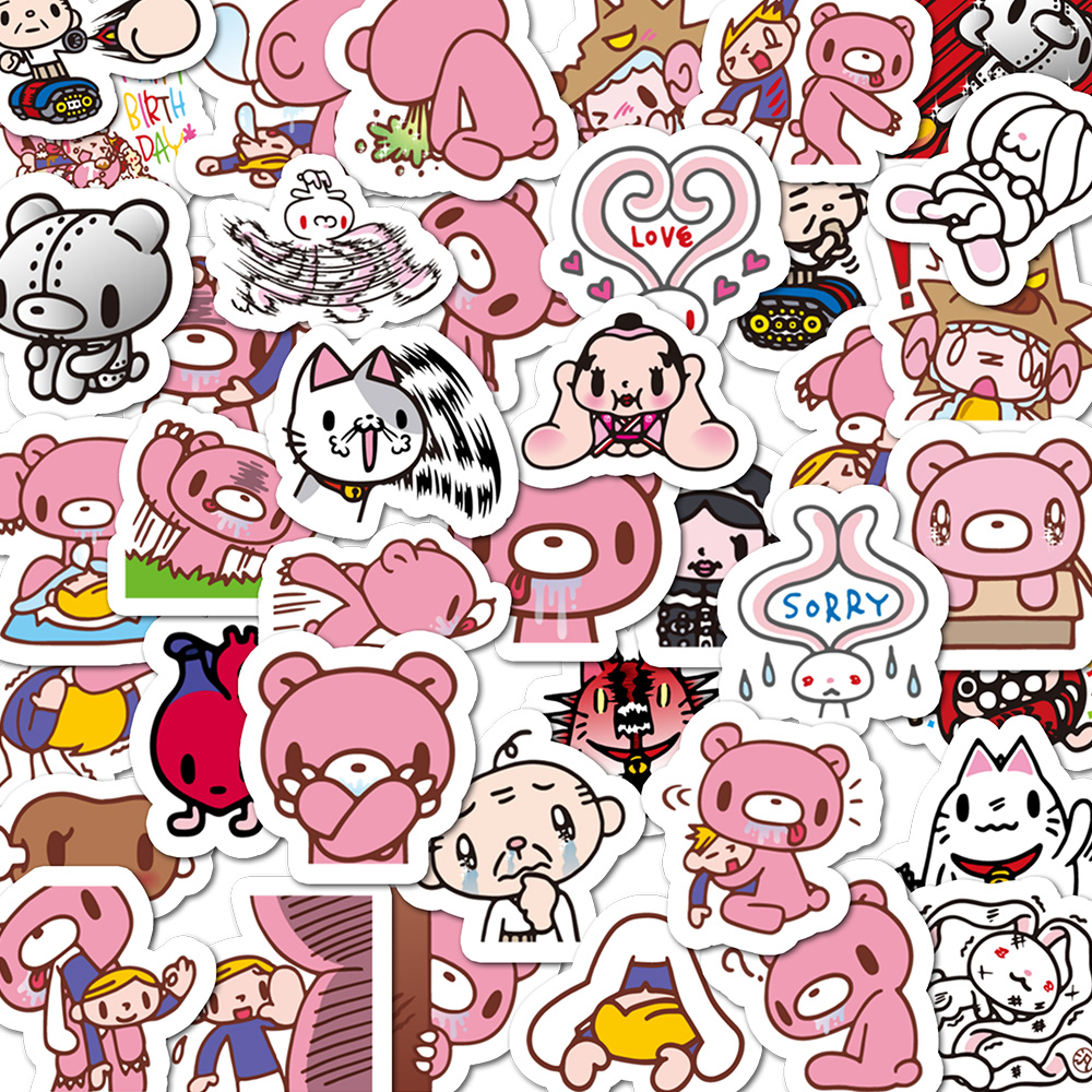 40pcs Cartoon Gloomy Bear & CH - Memo Pad Sticky บทวิจารณ์และราคา