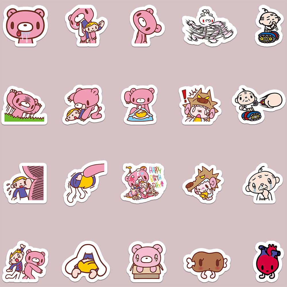 40pcs Cartoon Gloomy Bear & CH - Memo Pad Sticky บทวิจารณ์และราคา