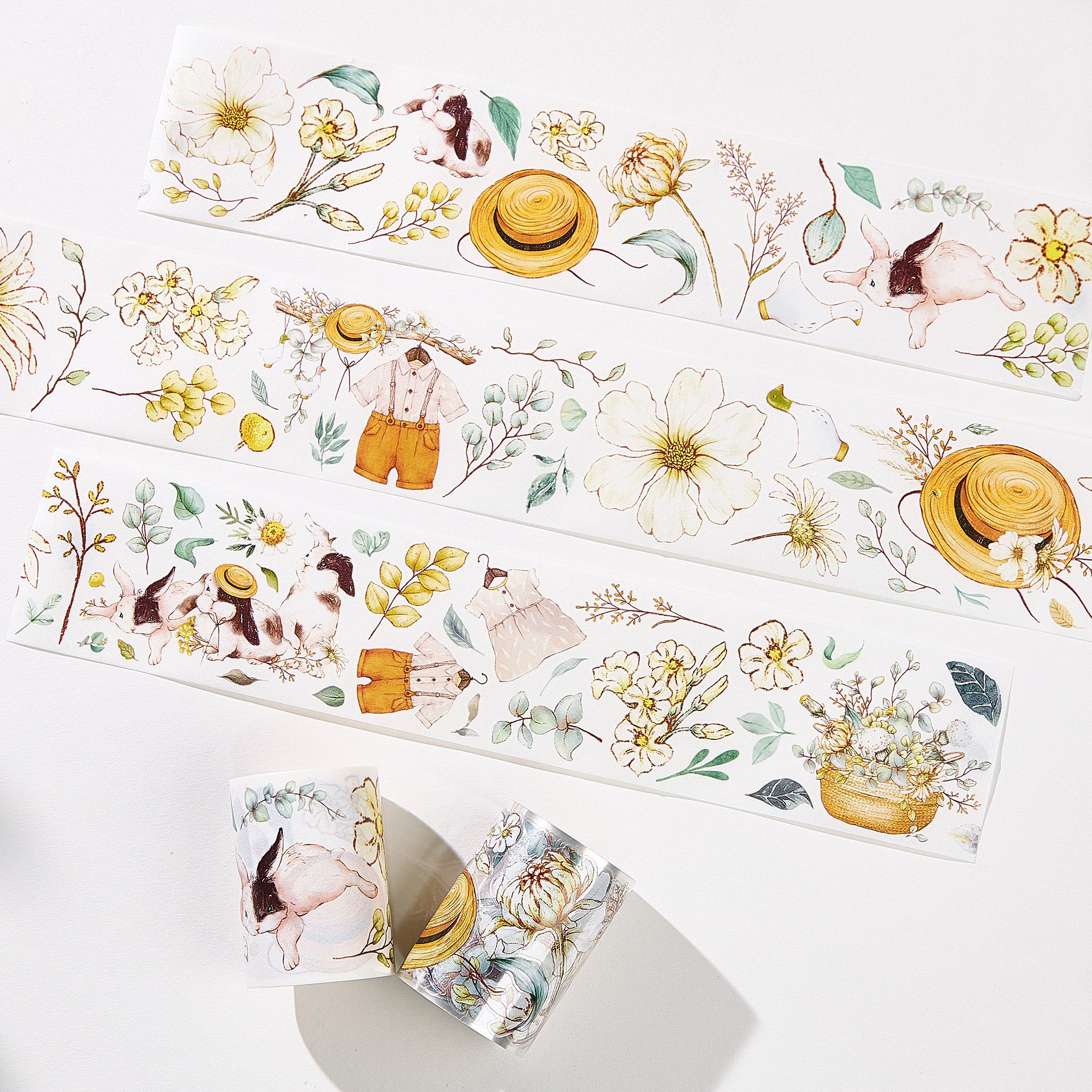 WT Studio Vintage Flower Bunny - Washi Tape Set บทวิจารณ์และราคา