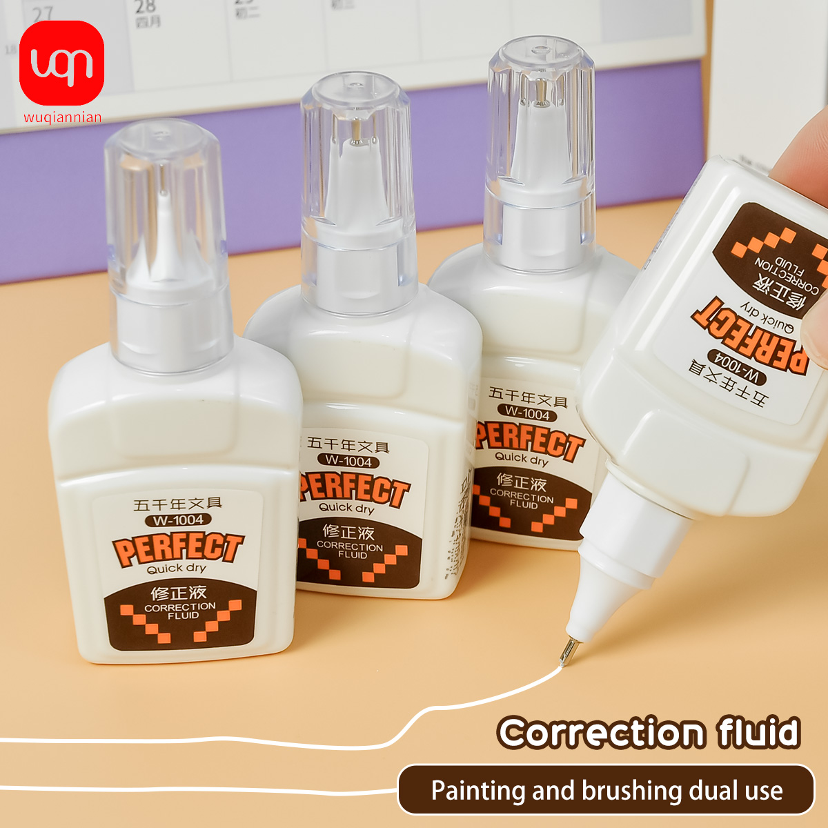 WQN-3/6/12PCS18ml Correction F - Correction Fluid White บทวิจารณ์และราคา