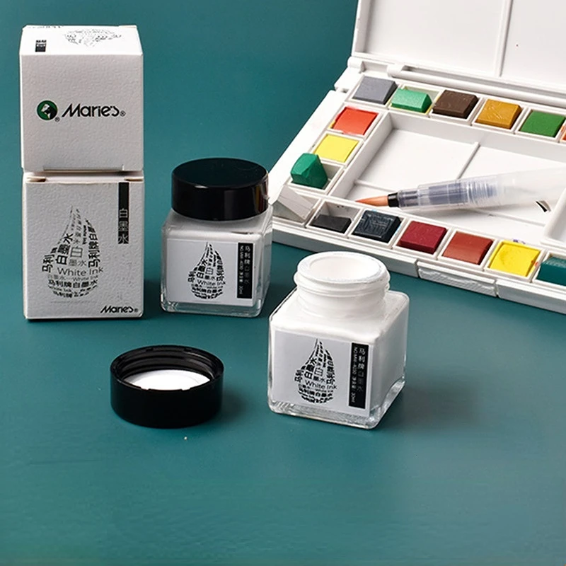 30ML White Ink High-gloss Wate - Correction Fluid White บทวิจารณ์และราคา