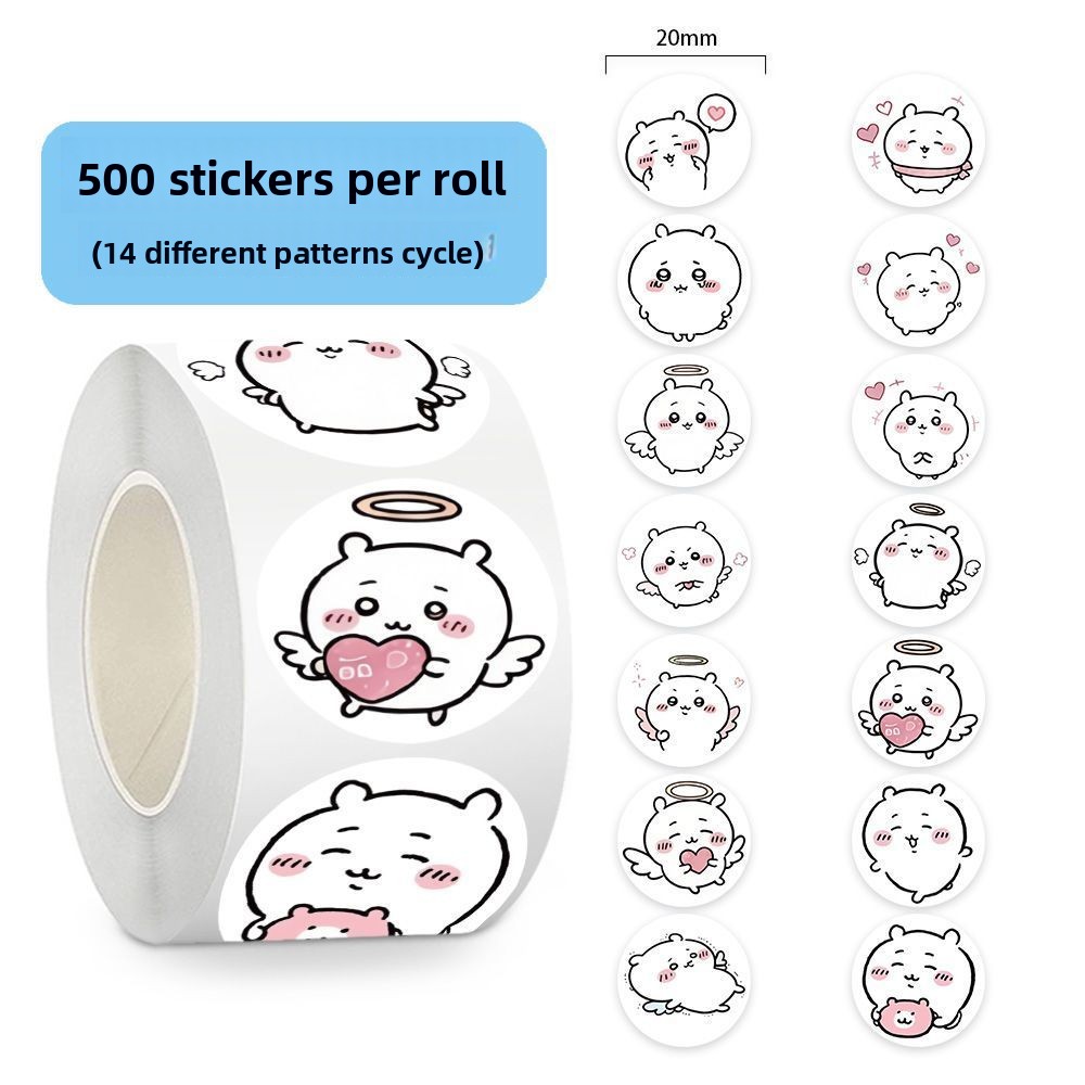 jiyi Stickers Roll 500 Pcs Kaw - Memo Pad Sticky บทวิจารณ์และราคา