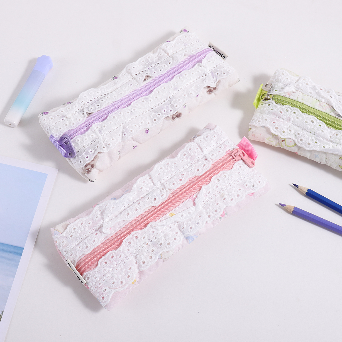 1 pc embroidered lace pencil b - Stationery Office And School Supply Stores บทวิจารณ์และราคา
