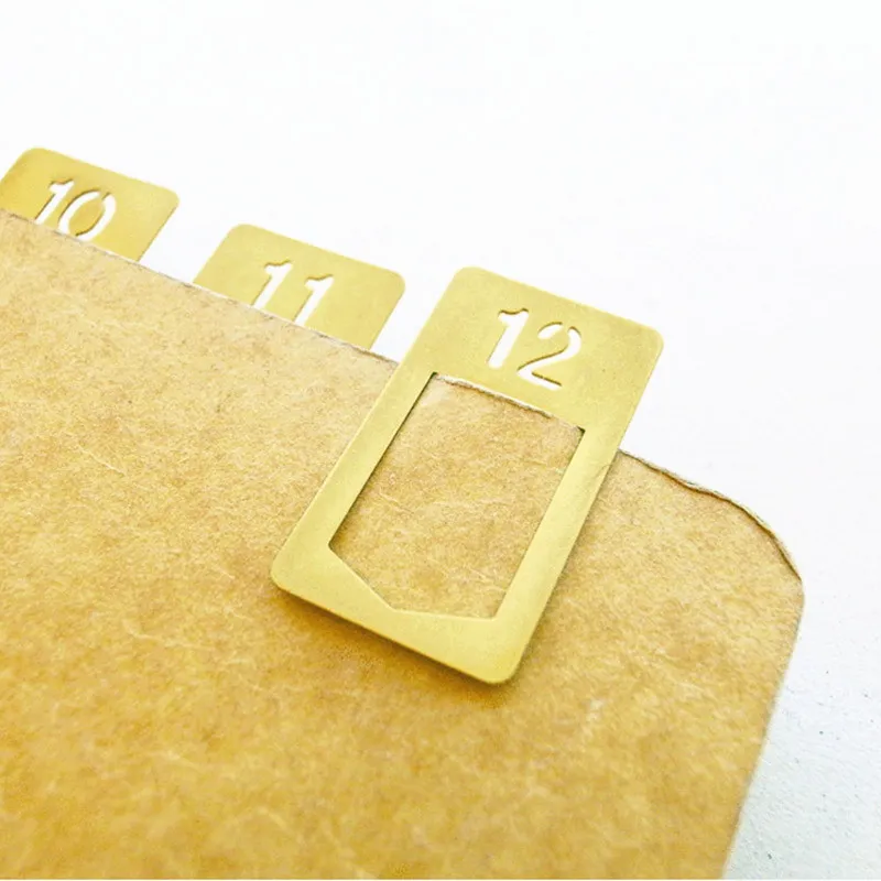 12 Pcs/lot Vintage Copper Book - Stationery Office And School Supply Stores บทวิจารณ์และราคา