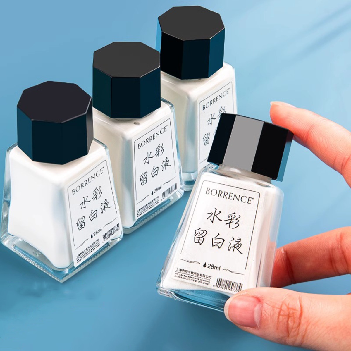 Borrence 28ml Watercolor Maski - Correction Fluid White บทวิจารณ์และราคา