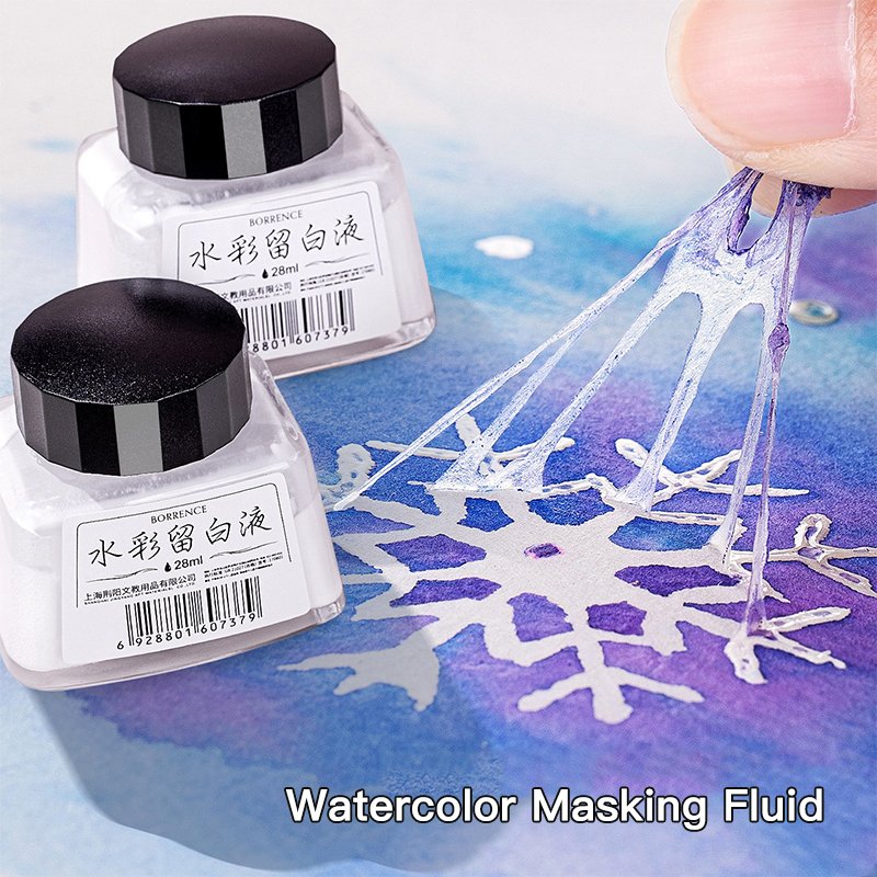 Borrence 28ml Watercolor Maski - Correction Fluid White บทวิจารณ์และราคา