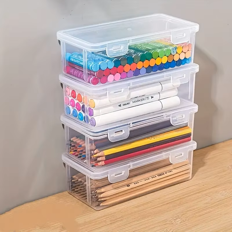 4 large transparent PP storage - Stationery And Office Supply Stores บทวิจารณ์และราคา