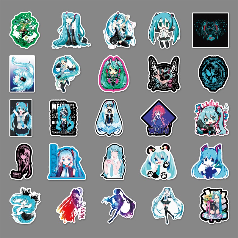 Hatsune Miku Graffiti Stickers - Memo Pad Sticky บทวิจารณ์และราคา