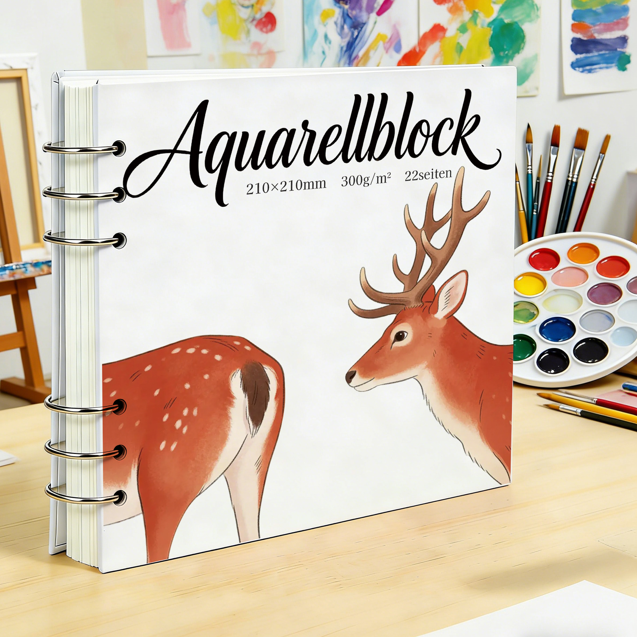 210x210mm 300GSM Heavy Rough T - Art Sketchbook Ring บทวิจารณ์และราคา