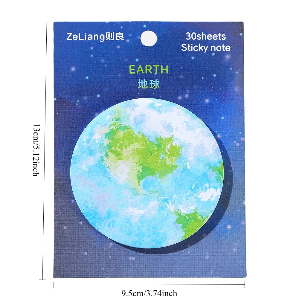 Moon Earth Sticky Notes Cute F - Sticky Note Cube บทวิจารณ์และราคา