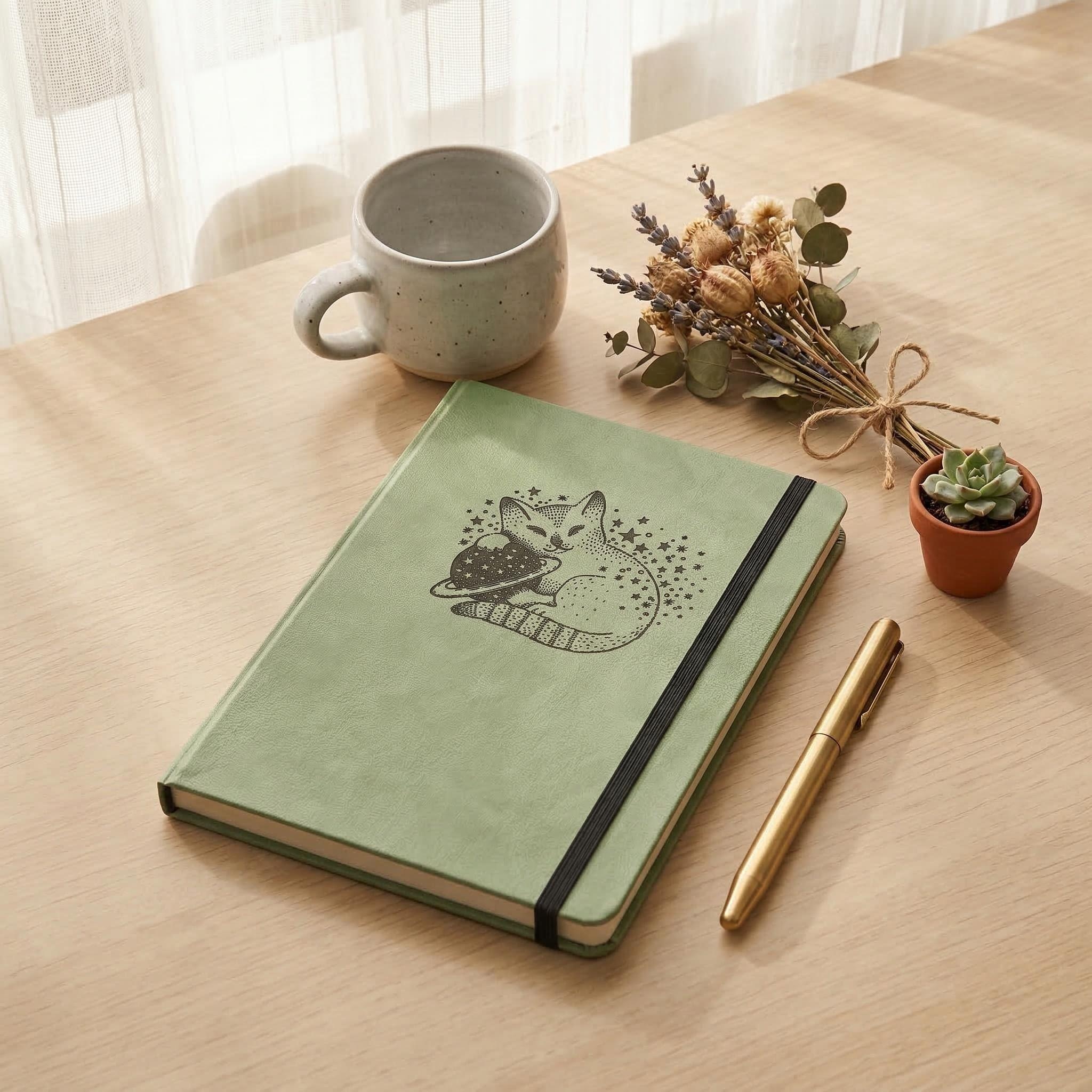 Cute Cat Planet A5 Dotted Note - Notebook Dotted A5 บทวิจารณ์และราคา