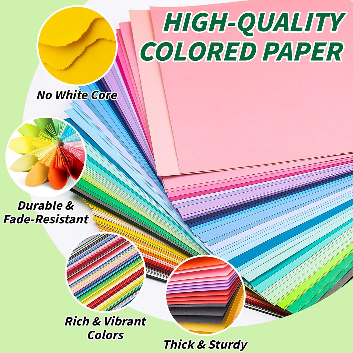 4x6 Cardstock 50 Colors 200 Pa - Cardstock Paper Pack บทวิจารณ์และราคา