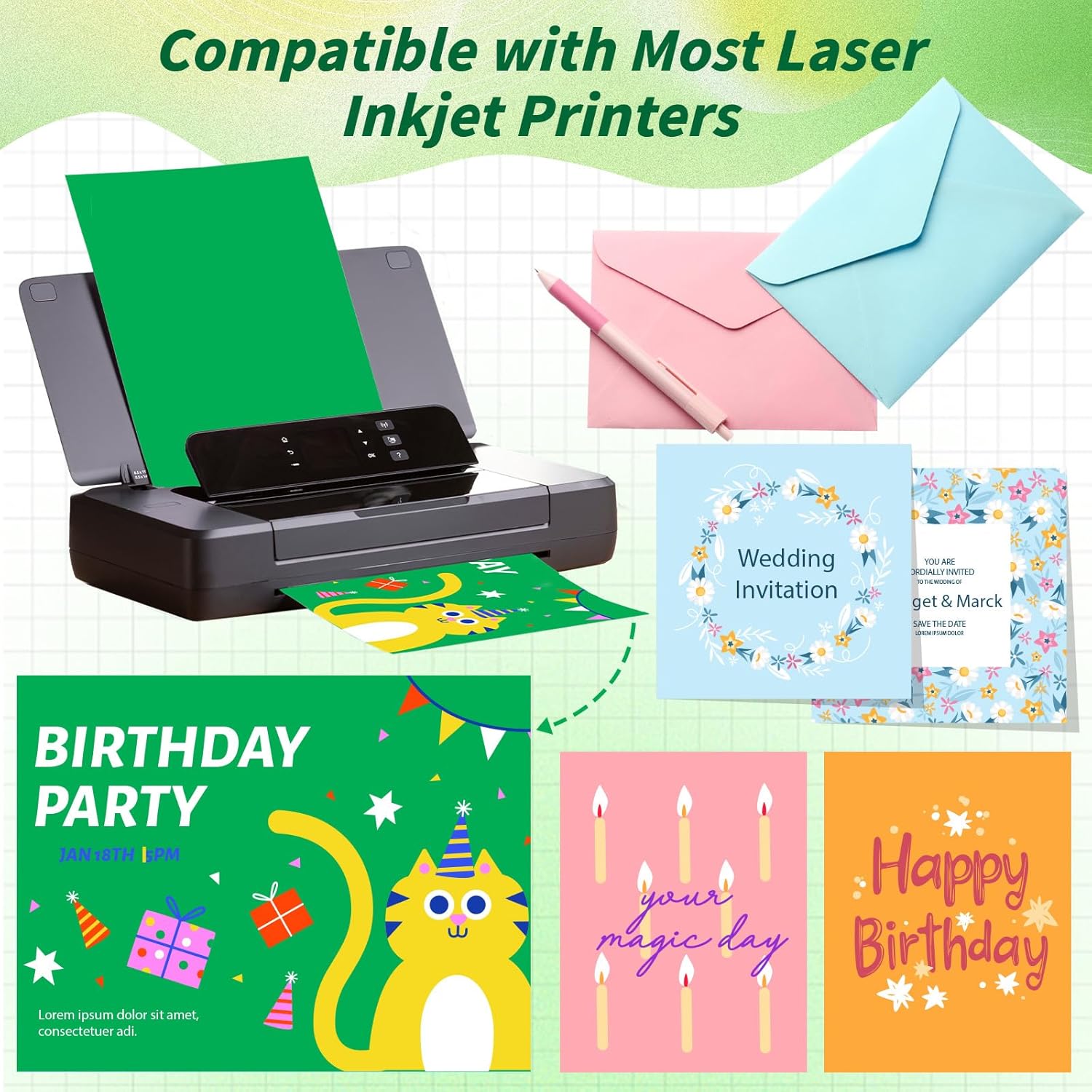 4x6 Cardstock 50 Colors 200 Pa - Cardstock Paper Pack บทวิจารณ์และราคา