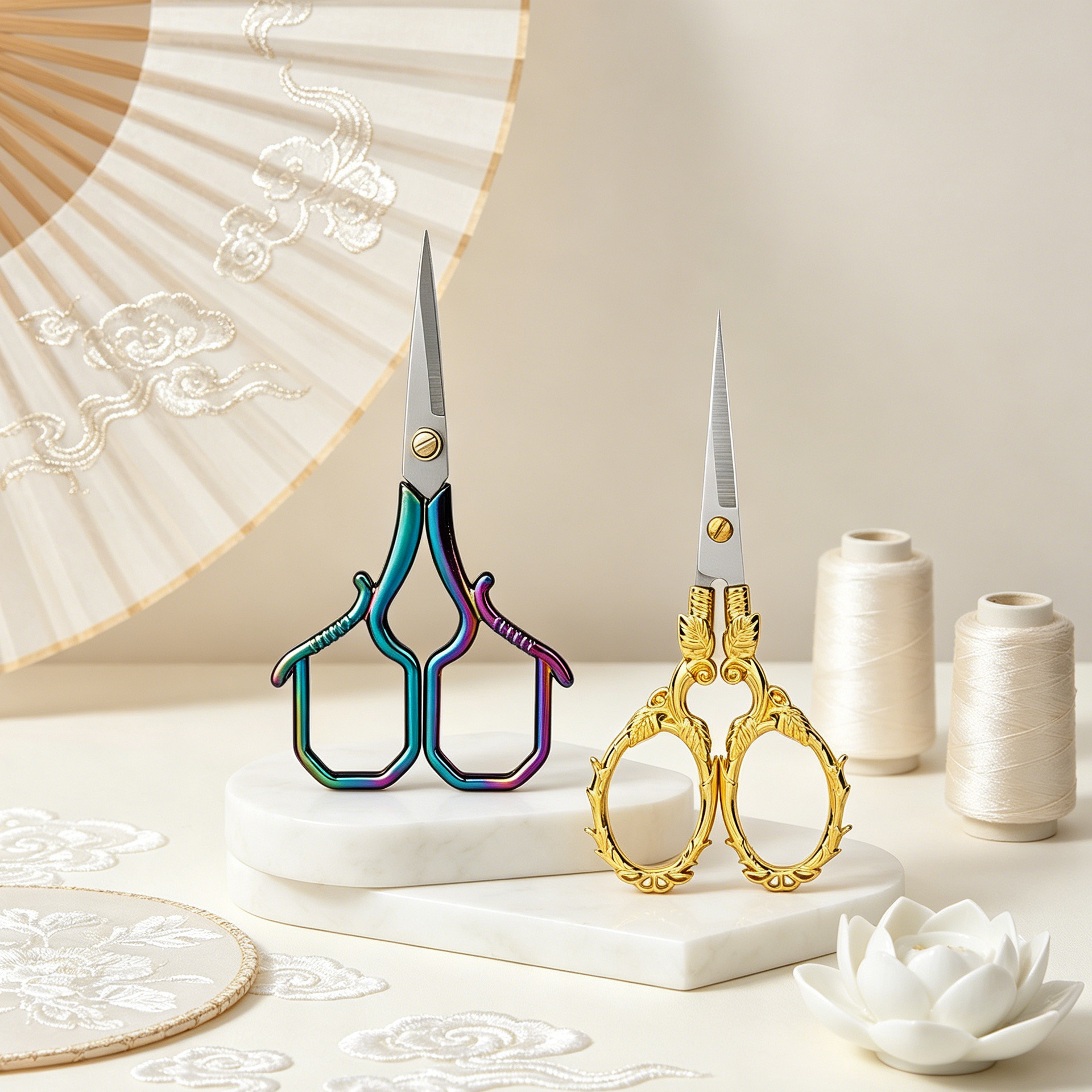 1/2PCS,Vintage Tailor Scissors - Scissors Stainless Craft บทวิจารณ์และราคา