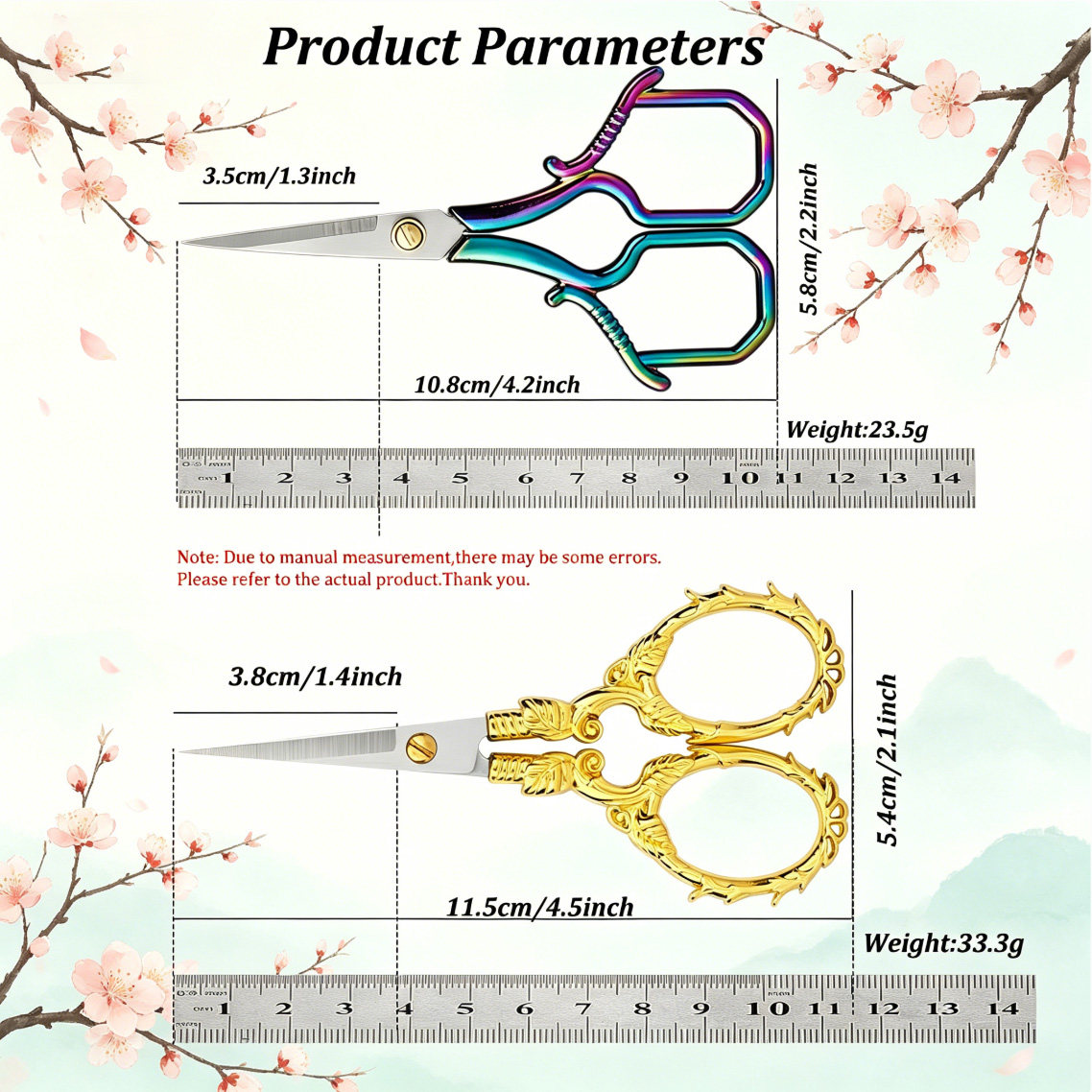 1/2PCS,Vintage Tailor Scissors - Scissors Stainless Craft บทวิจารณ์และราคา