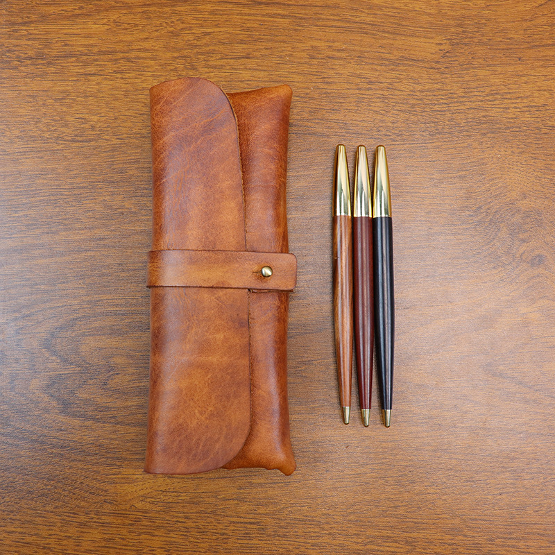 Vintage Vegetable-tanned Leath - Tan Stationery & Office Supply บทวิจารณ์และราคา