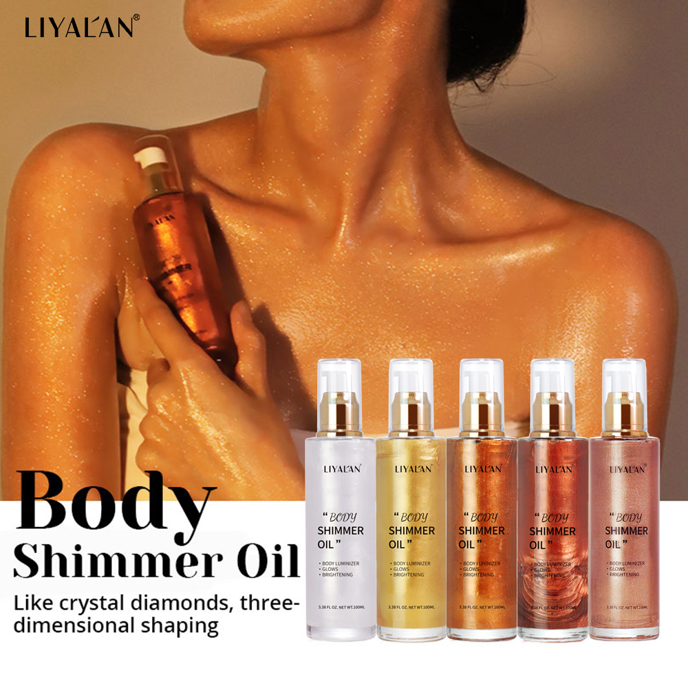 100ml Body Shimmer Oil Highlig - Correction Fluid White บทวิจารณ์และราคา
