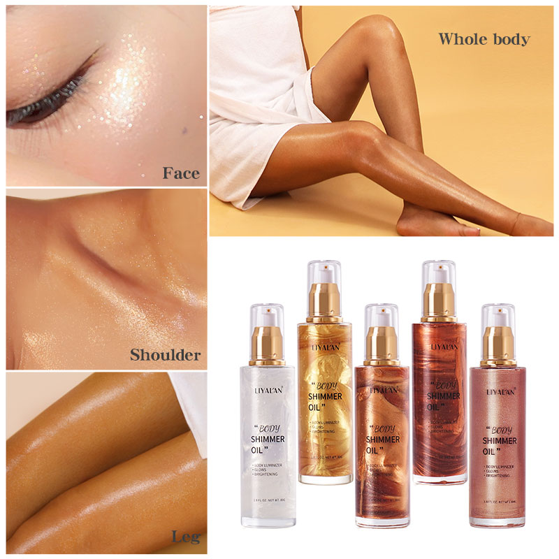 100ml Body Shimmer Oil Highlig - Correction Fluid White บทวิจารณ์และราคา