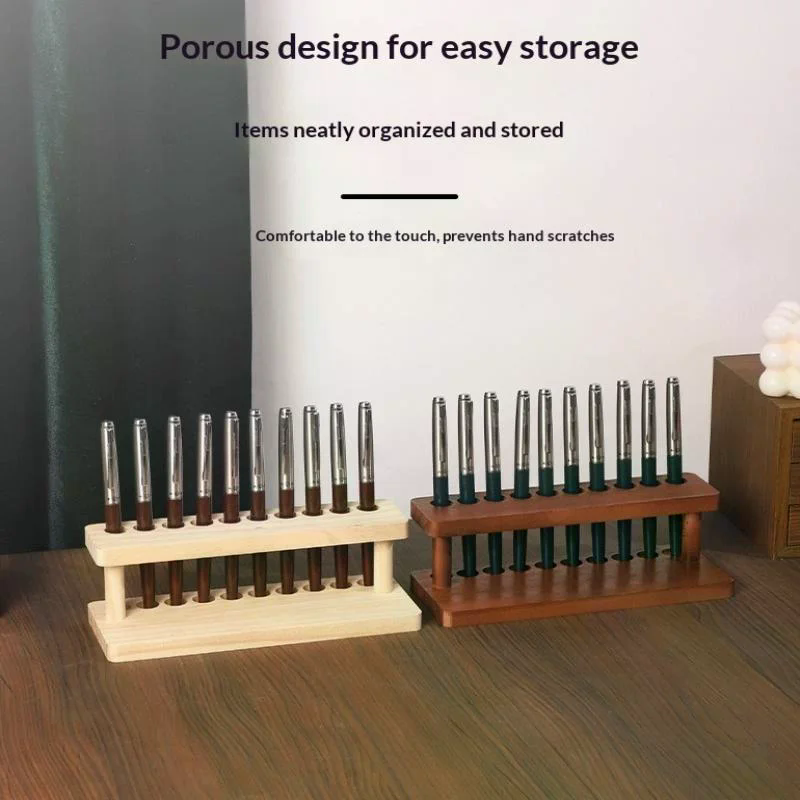 Walnut Wood Test Tube Rack Mul - Stationery Office บทวิจารณ์และราคา