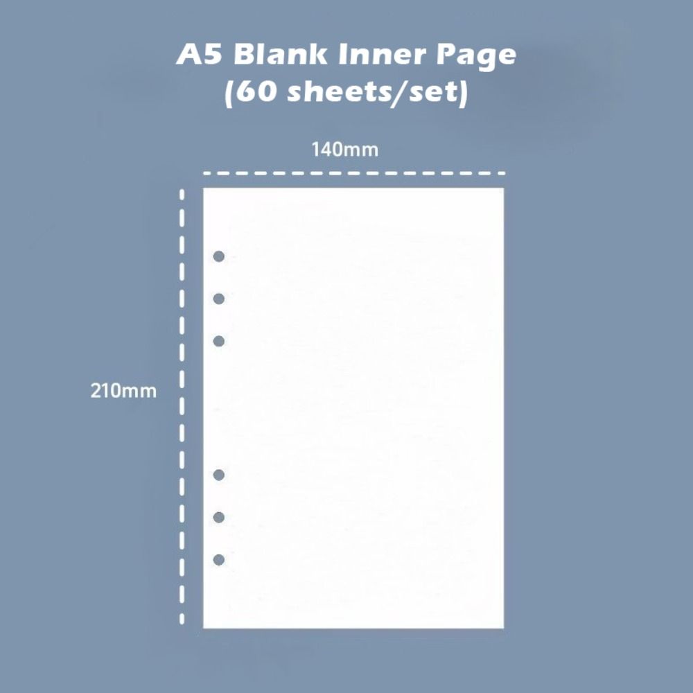 Korean A5 Loose-leaf Notebook  - Notebook Dotted A5 บทวิจารณ์และราคา