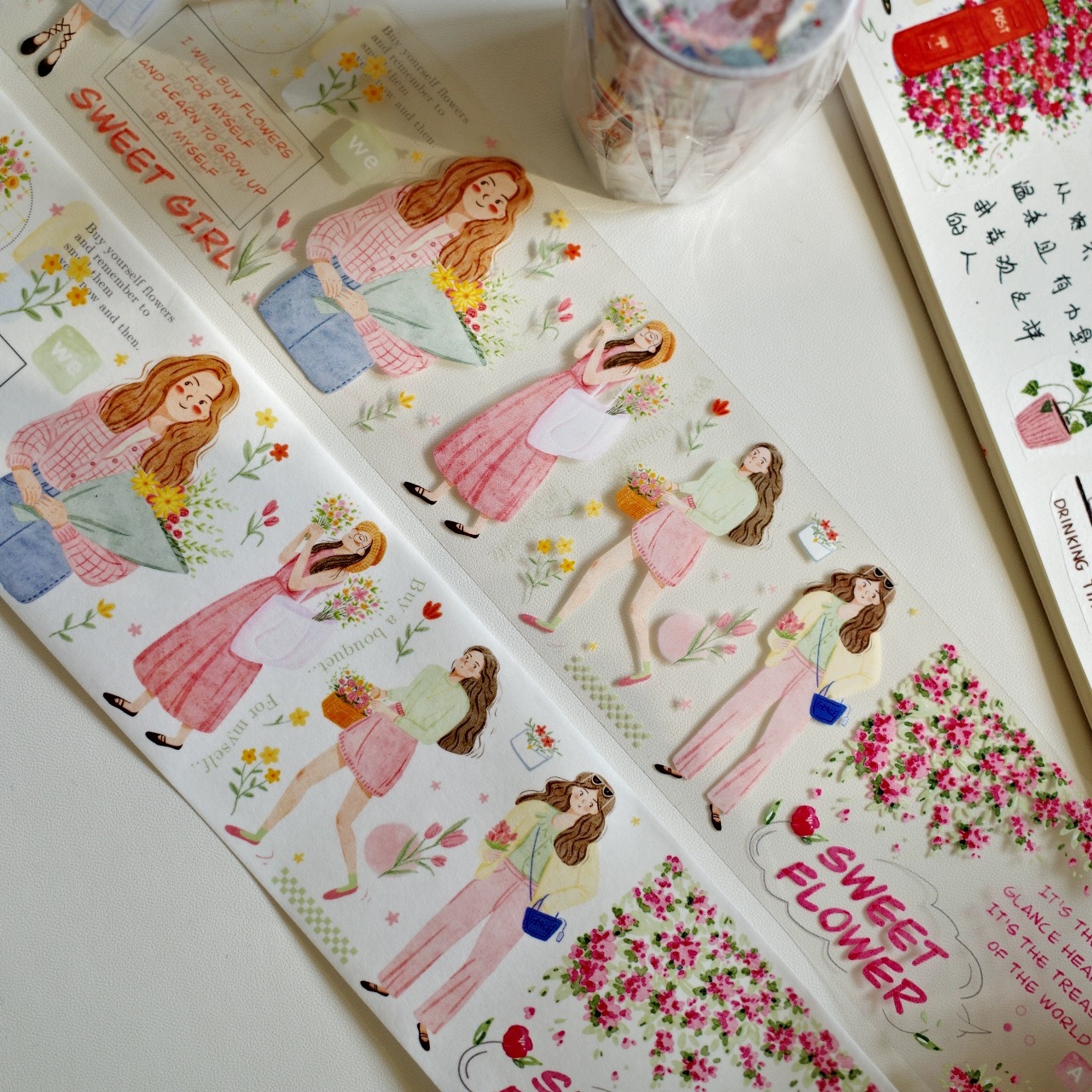 YiEr Studio Vintage Pink Dairy - Washi Tape Set บทวิจารณ์และราคา