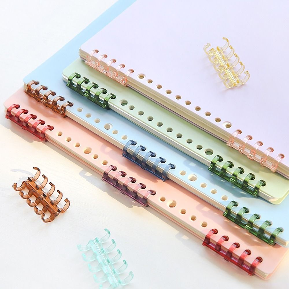 10Pcs Binding Spines Snap Spli - Binding Comb Plastic บทวิจารณ์และราคา