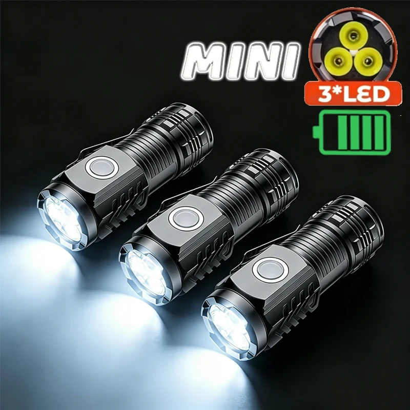 Portable Mini 3 LED Handheld F - Stationery Supply บทวิจารณ์และราคา
