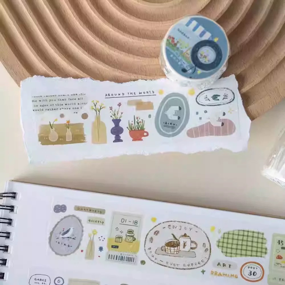 Orange Studio Vintage Retro No - Washi Tape Set บทวิจารณ์และราคา