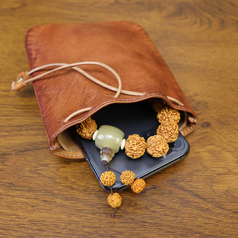 Handmade Retro Style Cowhide M - Tan Stationery & Office Supply บทวิจารณ์และราคา