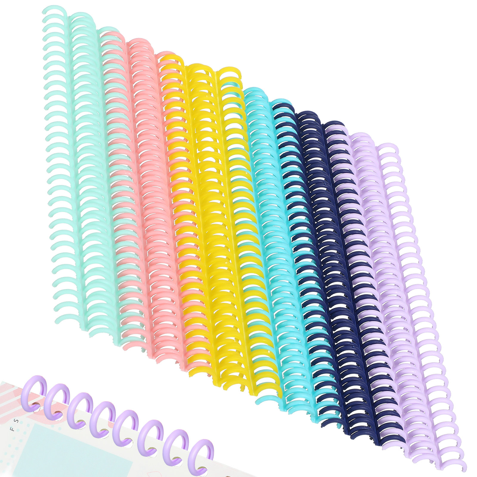 12Pcs Adjustable Binding Combs - Binding Comb Plastic บทวิจารณ์และราคา