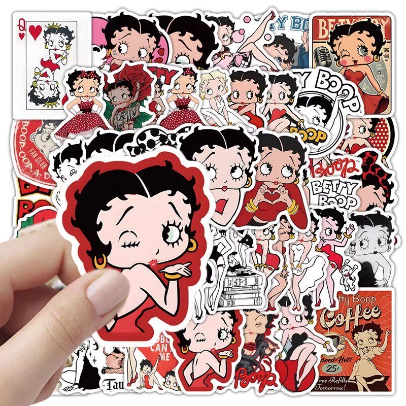 New 50PCS Betty Boop Sticker A - Memo Pad Sticky บทวิจารณ์และราคา
