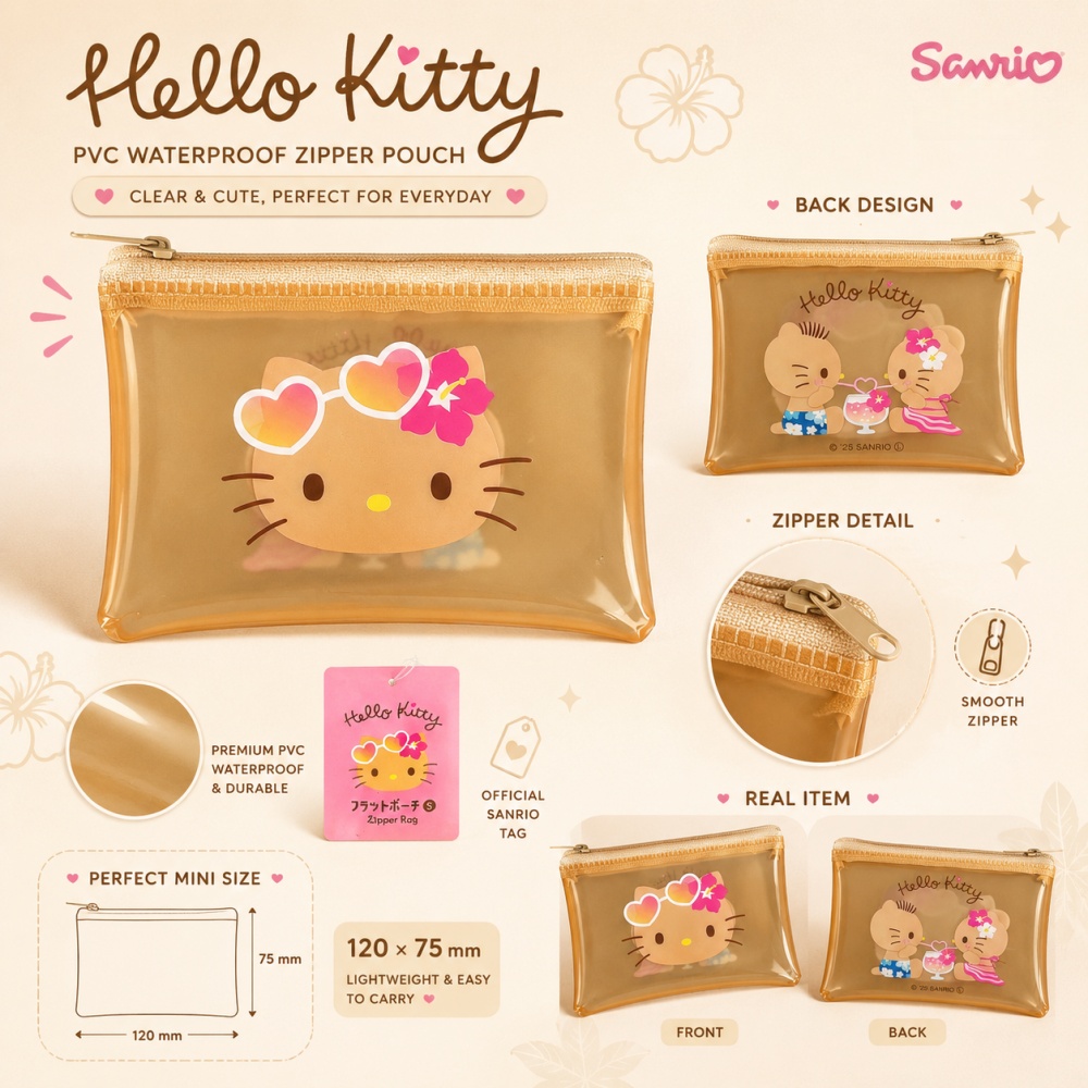 Genuine Sanrio Tanned Hello Ki - Tan Stationery & Office Supply บทวิจารณ์และราคา