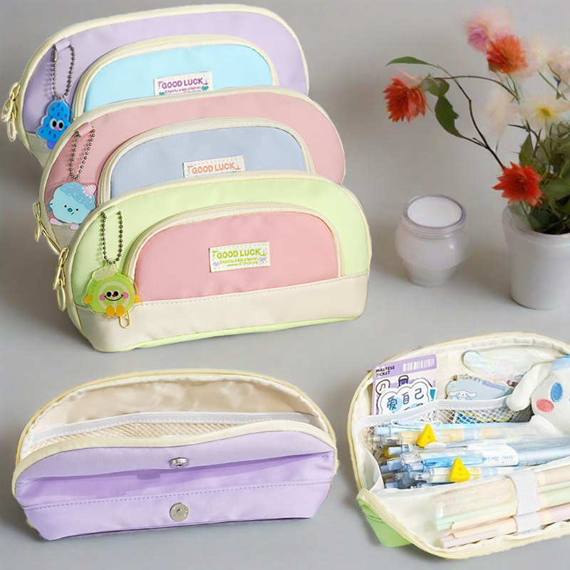Pencil Bag Large Opening Desig - Stationery Office And School Supply Stores บทวิจารณ์และราคา