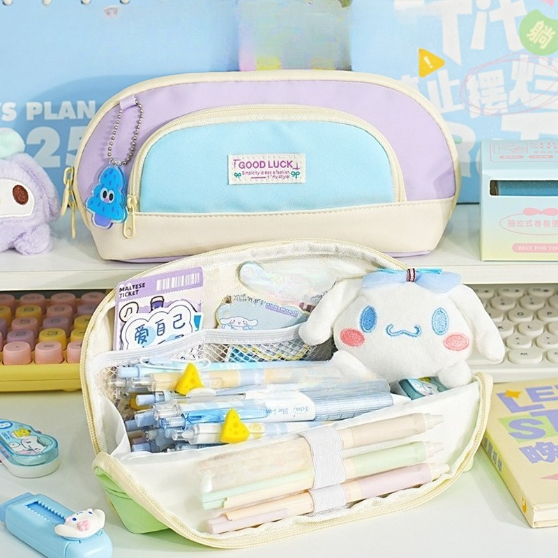 Pencil Bag Large Opening Desig - Stationery Office And School Supply Stores บทวิจารณ์และราคา