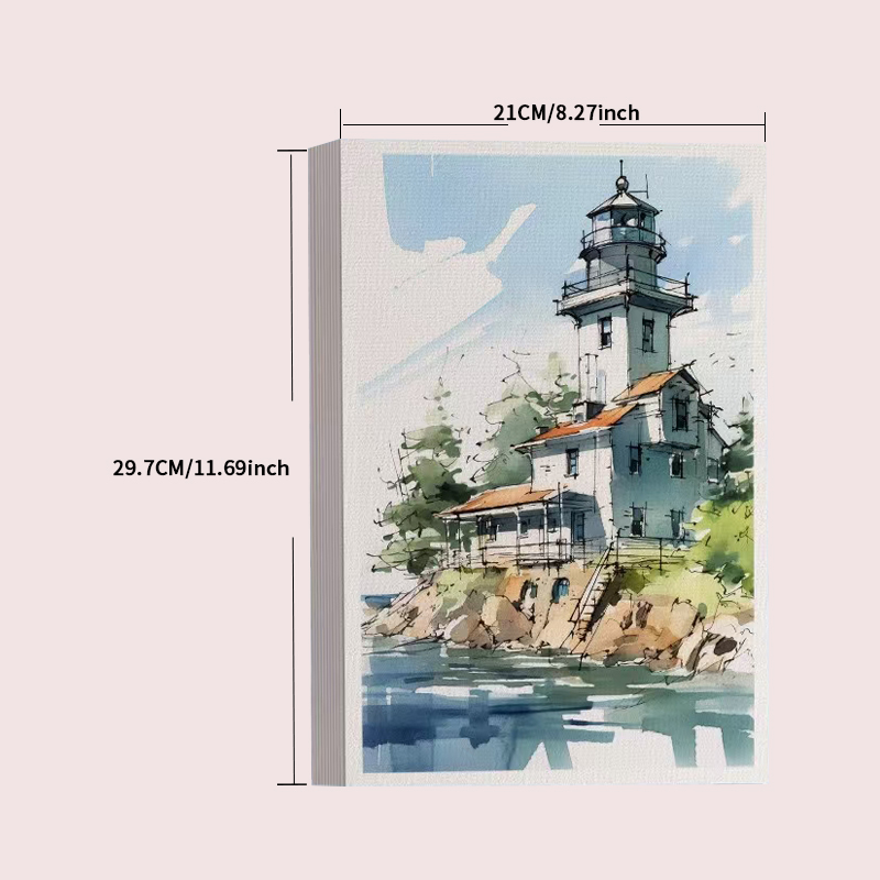 A4 Watercolor Paper 50 Sheets  - Cardstock Paper Pack บทวิจารณ์และราคา