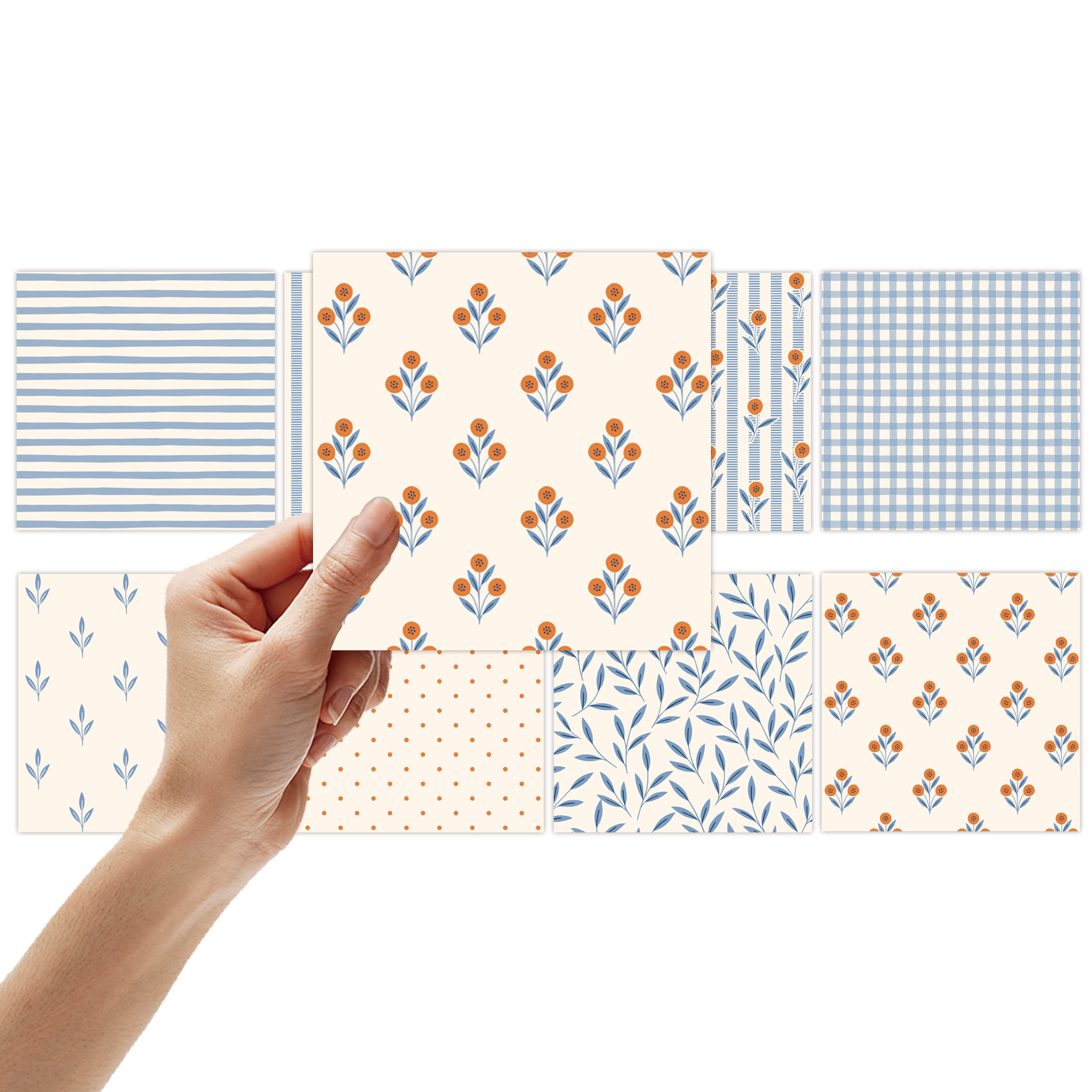 8 Sheets Fresh Plaid Scrapbook - Cardstock Paper Pack บทวิจารณ์และราคา