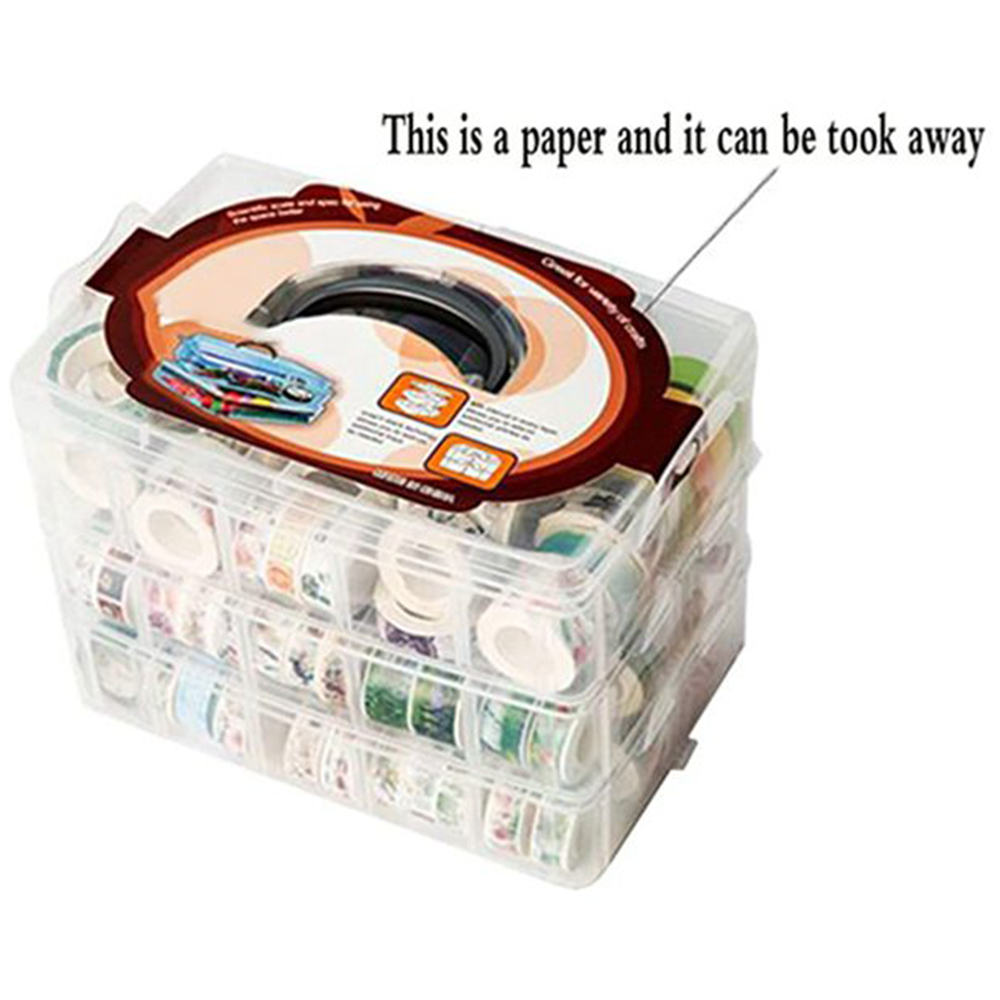 Clear 3 Layers 30 Grids Washi  - Washi Tape Set บทวิจารณ์และราคา