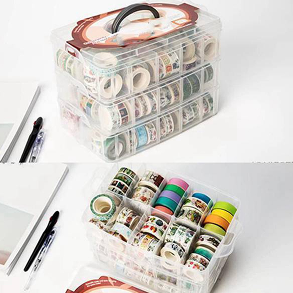 Clear 3 Layers 30 Grids Washi  - Washi Tape Set บทวิจารณ์และราคา
