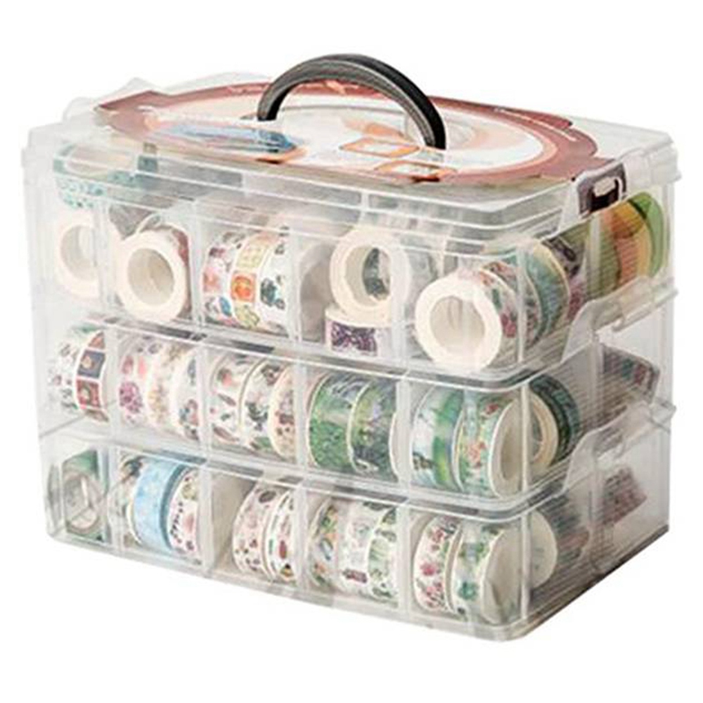 Clear 3 Layers 30 Grids Washi  - Washi Tape Set บทวิจารณ์และราคา