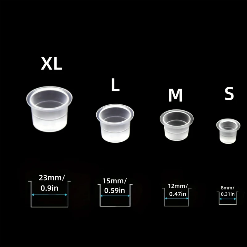 100pcs Disposable Tattoo Ink C - Calligraphy Ink Bottle บทวิจารณ์และราคา